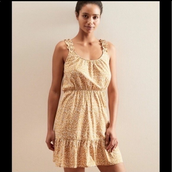 NWT Banana Republic Ruffle Fit n Flare Dress size L - Picture 6 of 12